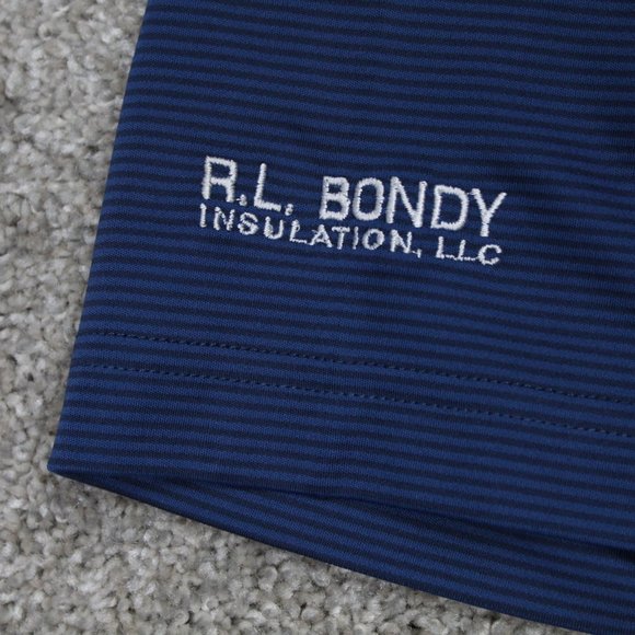 Greg Norman Polo Shirt NWT Mens Large Blue ML75 PlayDry Short Sleeve Pullover - Picture 6 of 13